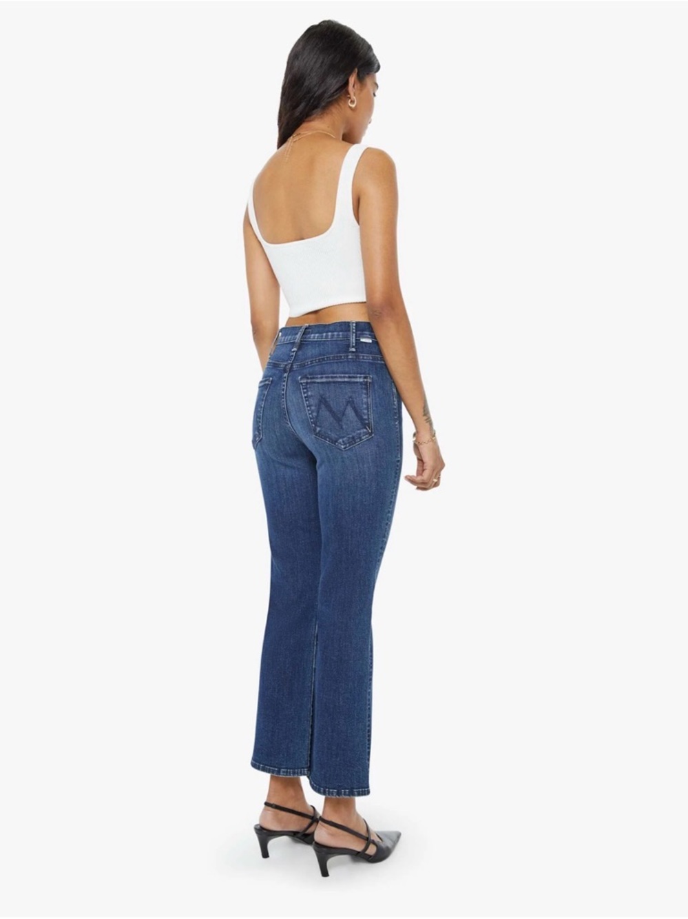 MOTHER Lil Hustler Ankle Jeans in Heirloom Blue